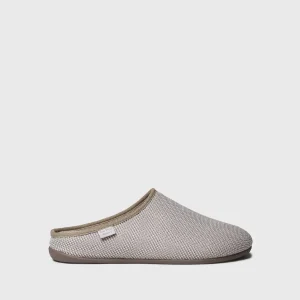 Zapatilla de casa tipo zueco de hombre en rejilla | NASH-JO