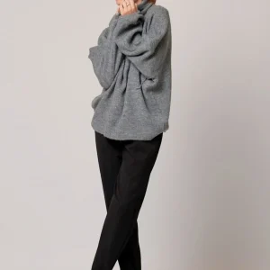 Jersey Cuello Alto Gris