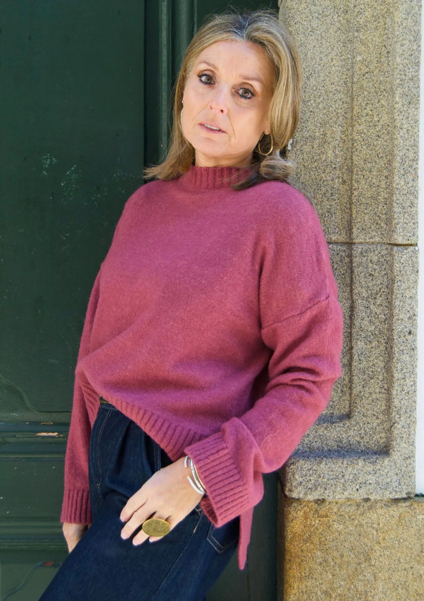 Jersey Liso Rosa Viejo - Imagen 5
